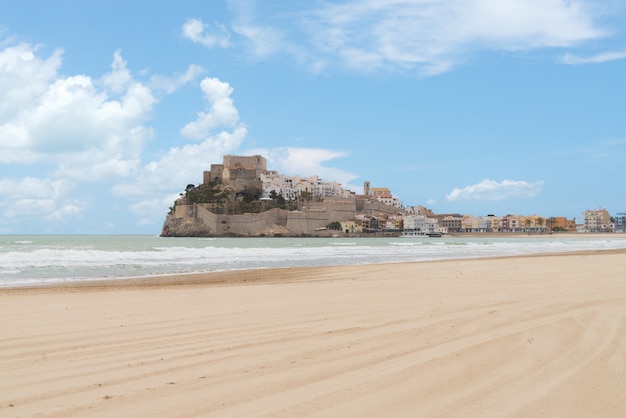 Foto castelo do papa luna. valência, espanha. peniscola castell.