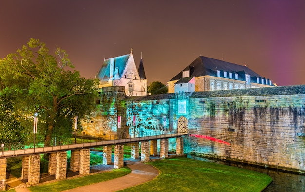 Castelo dos Duques da Bretanha em Nantes França