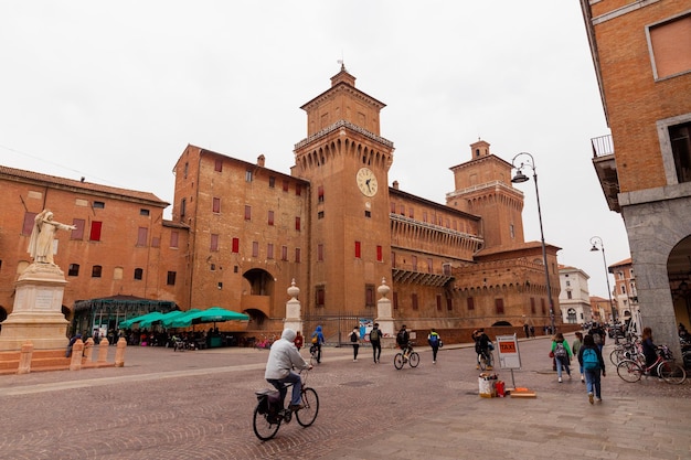 Castelo Estense em Ferrara Itália