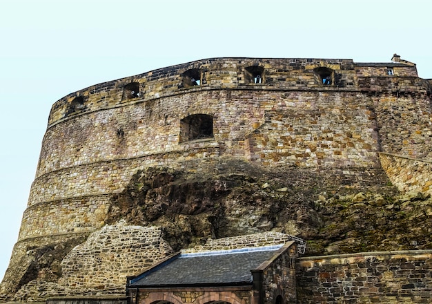 Castelo HDR de Edimburgo na Escócia