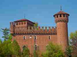 Foto castelo medieval em turim