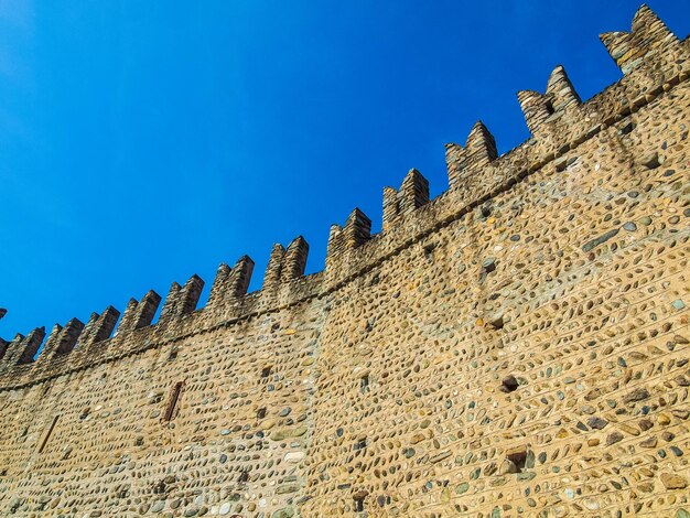 Foto castelo medieval hdr em turim