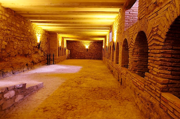 Castelo monumental de sabiote em jaen