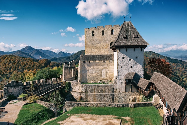 Castelo na cidade de Celje