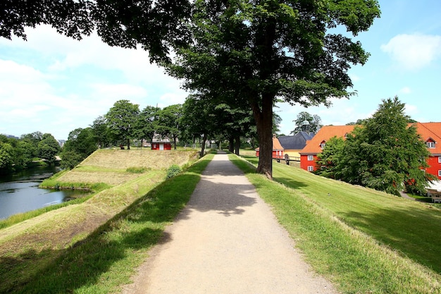 Castelo na cidade de Copenhaga, Dinamarca