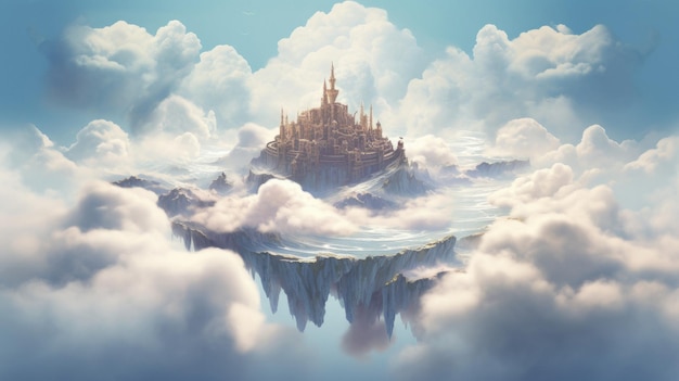 castelo nas nuvens por pessoa