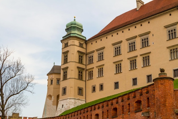 Castelo real em Wawel Cracóvia