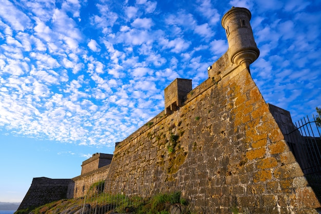 Castelo san anton na corunha da galiza espanha