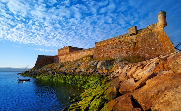 Castelo San Anton na Corunha da Galiza Espanha