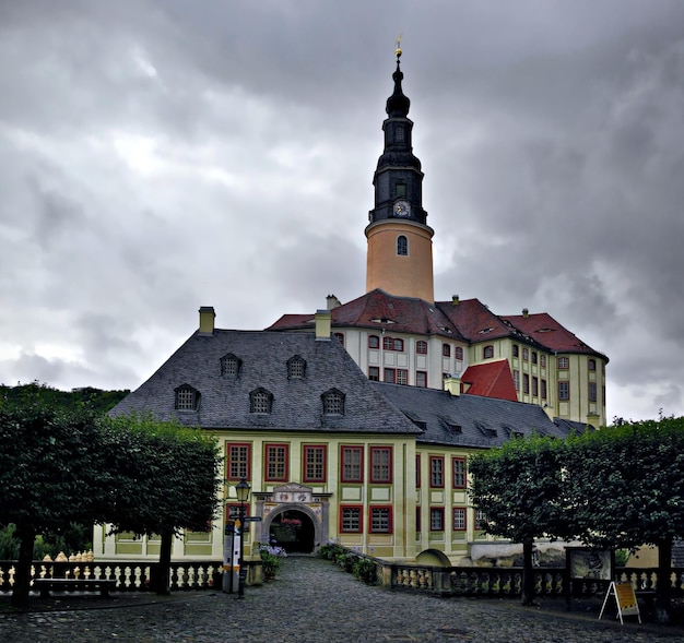 Castelo Weesenstein na Saxônia, Alemanha