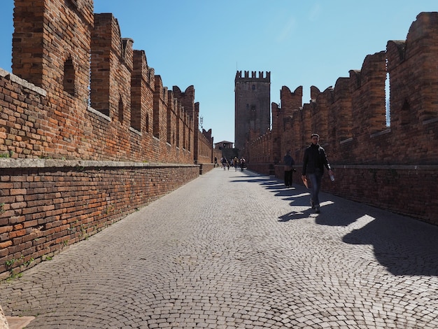 Castelvecchio-Brücke alias Scaliger-Brücke in Verona