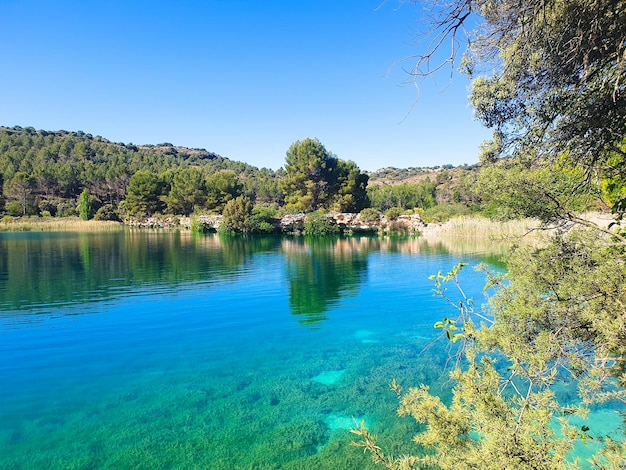 Castilla la Mancha Parque natural de las Lagunas de Ruidera paisagismo e entorno natural