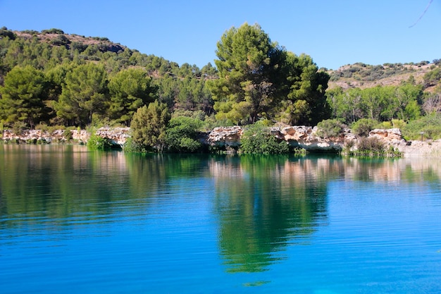 Castilla la Mancha Parque natural de las Lagunas de Ruidera paisagismo e entorno natural