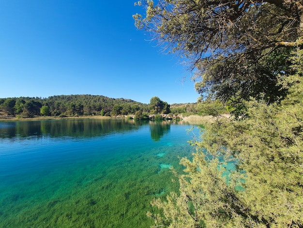 Castilla la Mancha Parque natural de las Lagunas de Ruidera paisajes y entorno natural