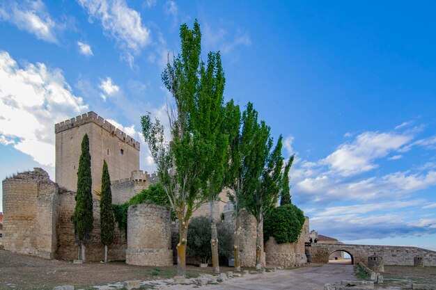 Castillo de Ampudia en la provincia de Palencia España