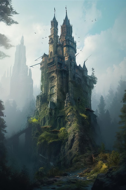 Un castillo en el bosque