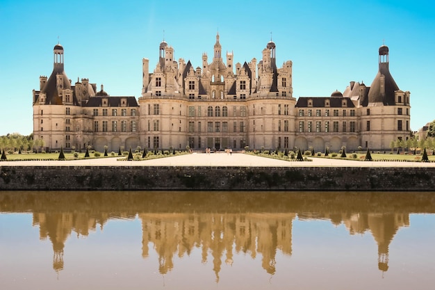 El castillo Chambord en el Valle del Loira Francia construido en 15191547