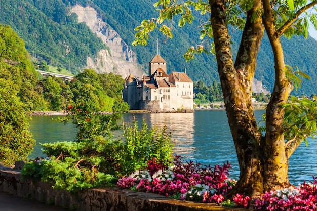 Castillo de Chateau Chillon en Suiza