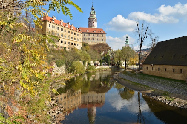 El castillo en checo Krumlov