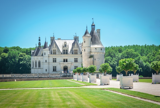 Castillo de Chenonceau castillo medieval renacentista en Francia