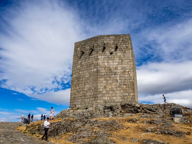 Castillo en la ciudad de Guarda Portugal