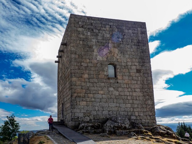 Castillo en la ciudad de Guarda Portugal