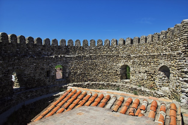 El castillo en la ciudad de Signagi, Georgia
