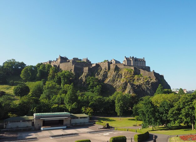 Castillo de Edimburgo en Escocia