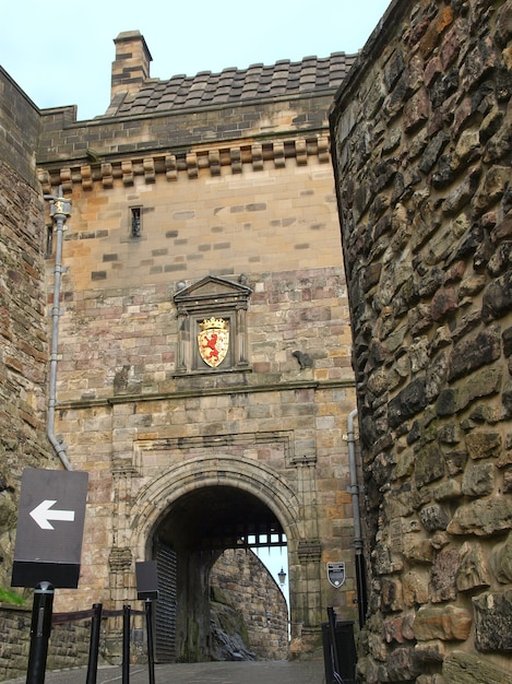 Castillo de Edimburgo en Escocia