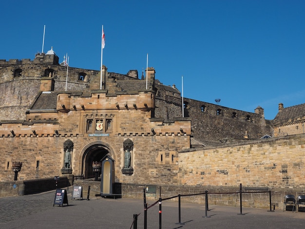 Castillo de Edimburgo en Escocia