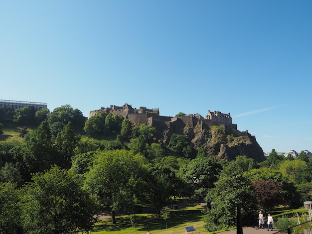 Castillo de Edimburgo en Escocia