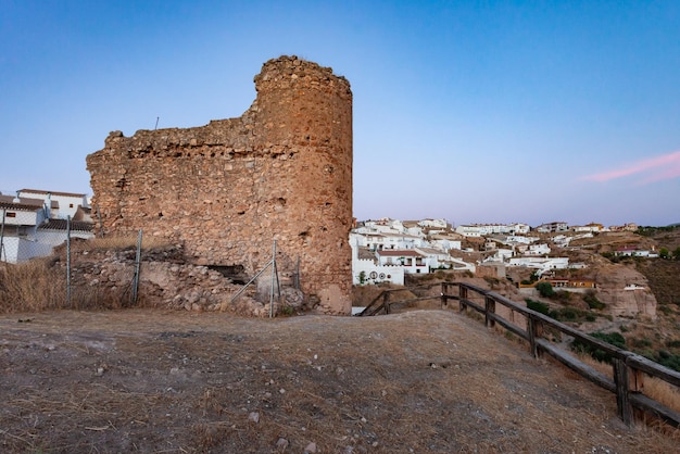 Castillo de Freila al atardecer, Granada