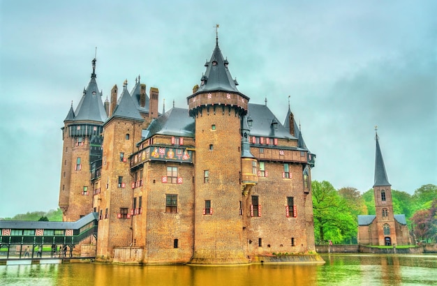 Castillo de Haar cerca de Utrecht, Países Bajos