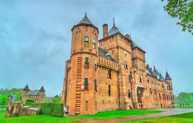 Castillo de Haar cerca de Utrecht, Países Bajos