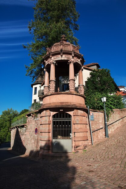 El castillo de Heidelberg, Alemania