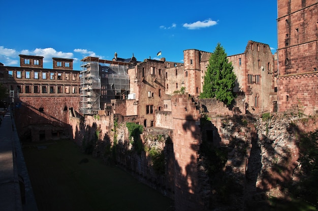 El castillo de Heidelberg, Alemania