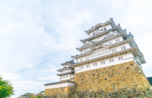 Castillo de Himeji en la prefectura de Hyogo, Japón, patrimonio mundial de la UNESCO