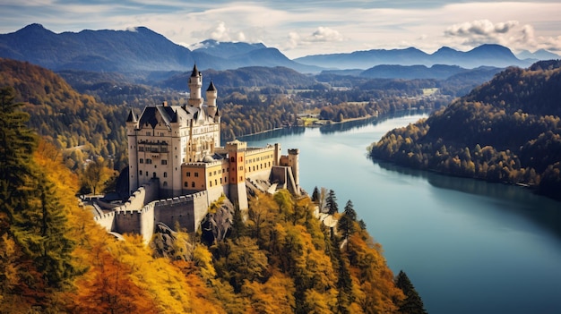 Castillo de Hohenschwangau Baviera Alemania