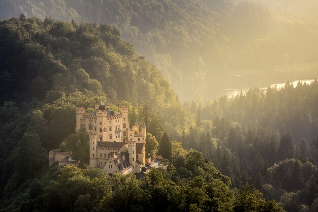 Castillo de Hohenschwangau en Fussen Baviera, Alemania