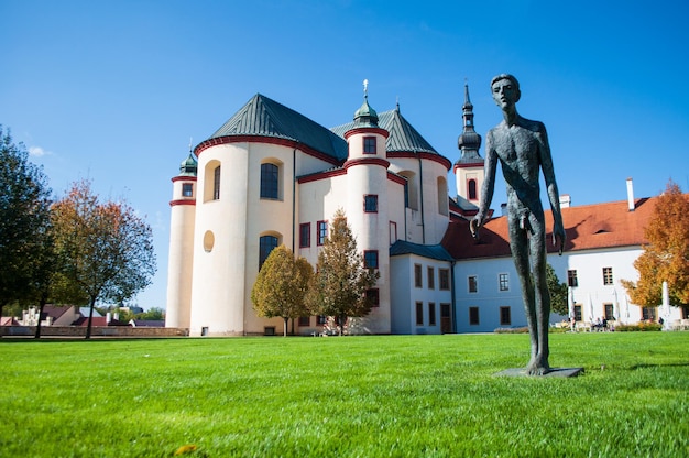 Foto castillo de litomysl. el castillo está bajo la protección de la unesco. una hermosa ciudad checa