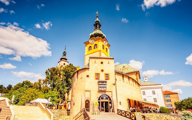 Castillo de mediana edad Barbican en Banska Bystrica Eslovaquia Ciudad fortificación Monumento histórico