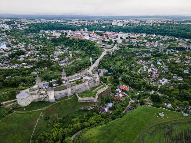 Castillo medieval de KamianetsPodilskyi en Ucrania