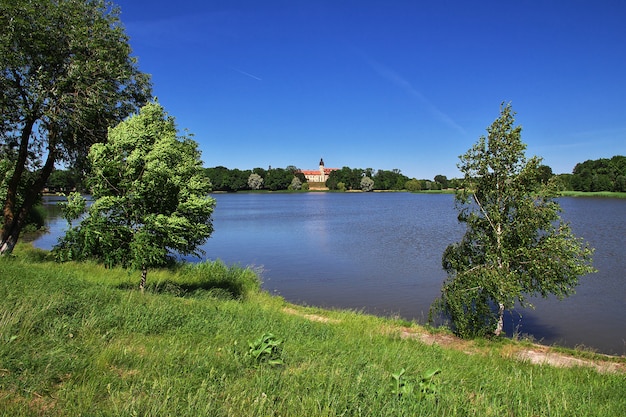 Castillo de Nesvizh en Bielorrusia país