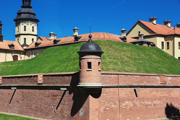 El castillo de Nesvizh en el país de Bielorrusia.