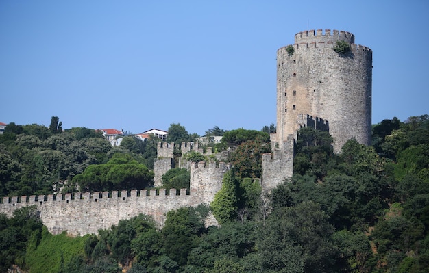 Castillo de Rumelian en la ciudad de Estambul