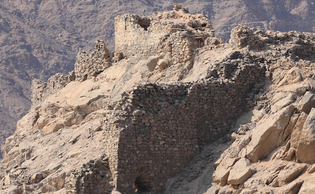 Castillo de Salah El Din en la isla de Farun en el Golfo de AqabaMar RojoTabaEgipto