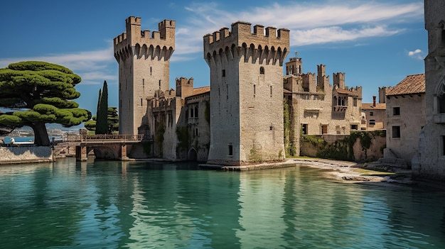 El castillo de Scaliger en Sirmione