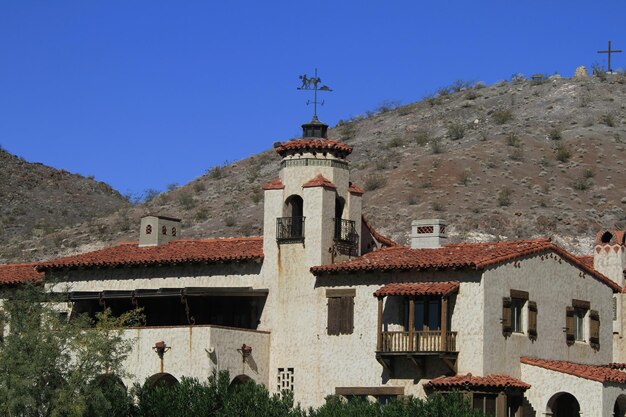 Castillo de Scottys en el parque nacional del Valle de la Muerte