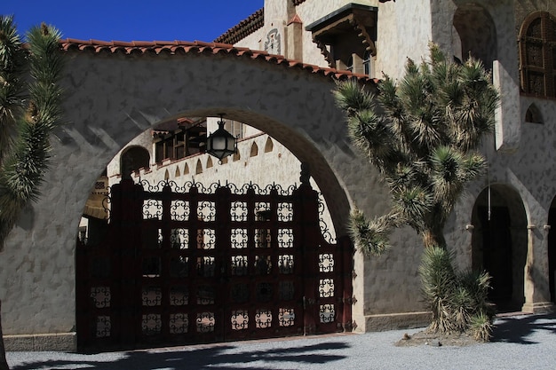 Castillo de Scottys en el parque nacional del Valle de la Muerte