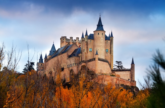 Castillo de Segovia en noviembre